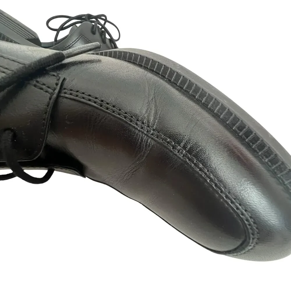 Rockport Black Leather Lace Up Oxford Shoes Size 9.5